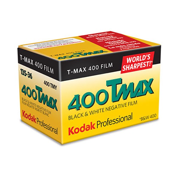 Kodak Professional Película Negativo Blanco y Negro ISO 400 TMAX 135/36